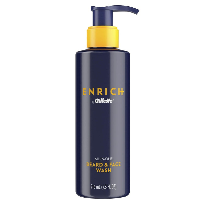 Enrich Enrich Beard & Face Wash, All-in-One Personal Care White Smoke