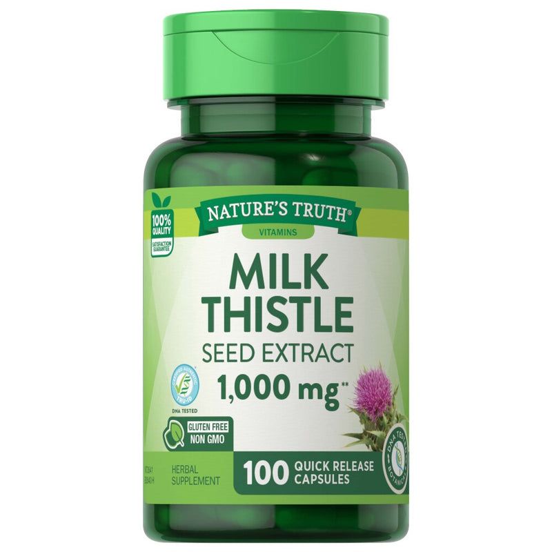 Nature's Truth Nature's Truth® Milk Thistle Seed Extract – 1000 mg (High Potency) Vitamins & Supplements White Smoke