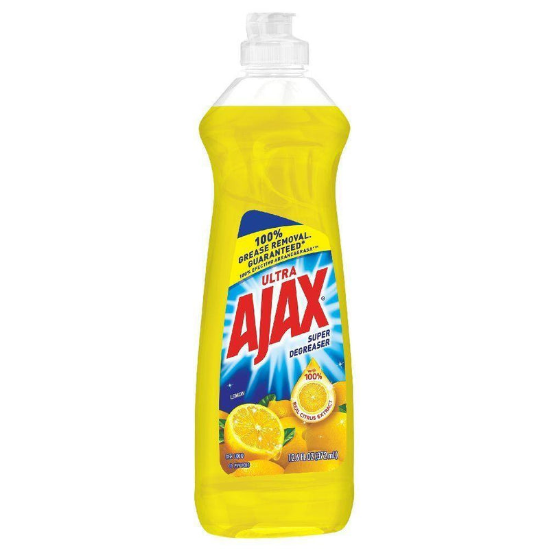 Ajax Ajax Ultra Dish Liquid, Lemon, Super Degreaser Dish Detergent & Soap White Smoke