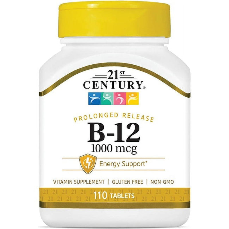 21st Century 21st Century B-12 1000 Mcg  Tablets 110Ct Vitamins & Supplements White Smoke