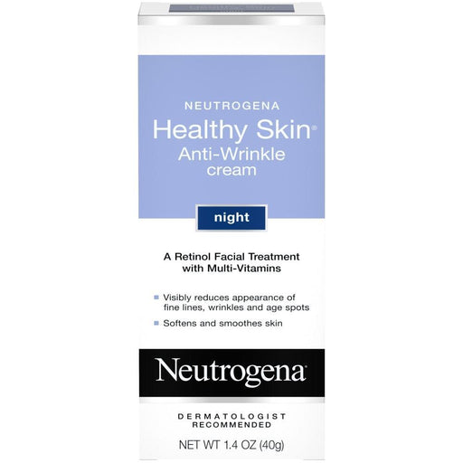 Neutrogena Neutrogena Healthy Skin Retinol Night Cream Vitamin E Glycerin 1.4 Oz Health & Beauty White Smoke