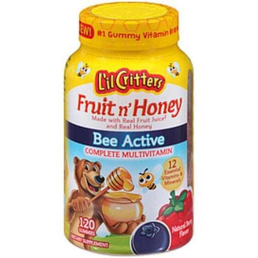 L'il Critters L'il Critters Fruit N' Honey Complete Multivitamin Natural Berry Flavor Health & Beauty White Smoke