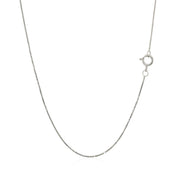 Bids.com 14k White Gold Classic Box Chain 0.45mm Necklaces White Smoke 16 / White Gold,18 / White Gold,20 / White Gold