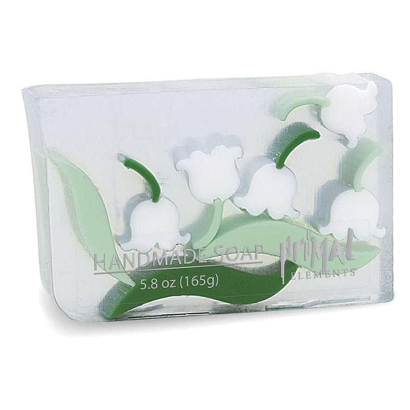Primal Elements Primal Elements Lily Of The Valley Bar Soap, 5.8 Oz Bar Soap Light Gray