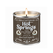 Good & Well Supply Co Hot Springs National Park Candle Candles White Smoke Half Pint / 8oz / Cotton Wick,Pint / 14oz / Cotton Wick