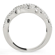 Bids.com Diamond Studded Ring with Four Curves in 14k White Gold (5/8 cttw) Rings White Smoke 3 / White Gold,3.5 / White Gold,4 / White Gold,4.5 / White Gold,5 / White Gold,5.5 / White Gold,6 / White Gold,6.5 / White Gold,7 / White Gold,7.5 / White Gold,8 / White Gold,8.5 / White Gold,9 / White Gold