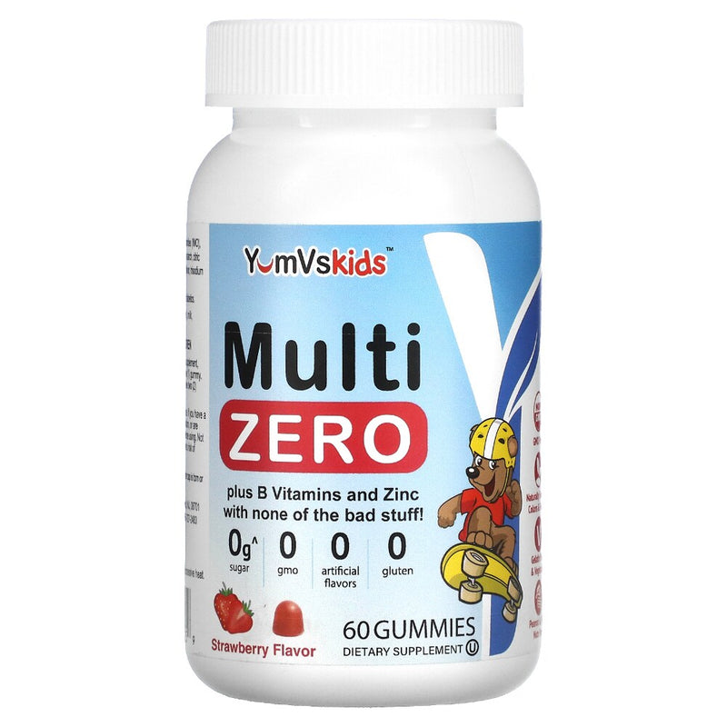Yumvs Yumvs Kids Multi, Fruit Flavor, Zero, Gummies Vitamins & Supplements White Smoke