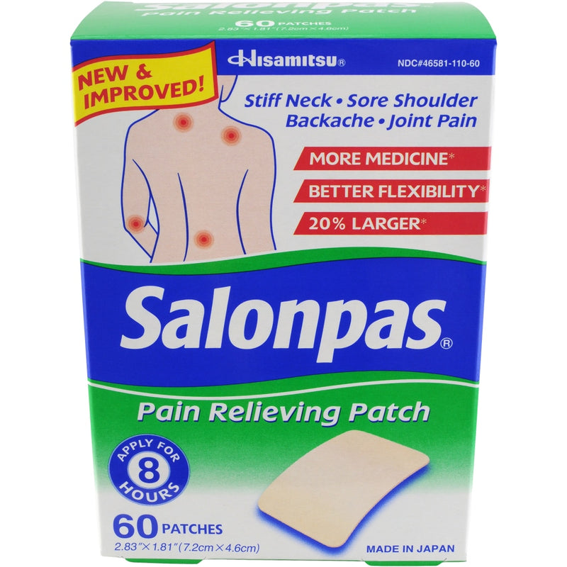 Salonpas Salonpas Pain Relief Patch Health & Beauty White Smoke