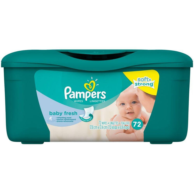 Pampers Pampers Baby Fresh Wipes 72 Ct Tub Baby & Toddler Furniture Dark Cyan
