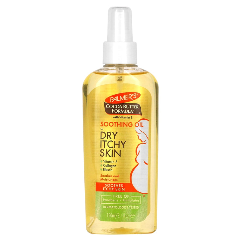 Palmer's Palmer's Cocoa Butter Formula Soothing Oil for Dry, Itchy Skin, 5.1 oz Body Oil White Smoke