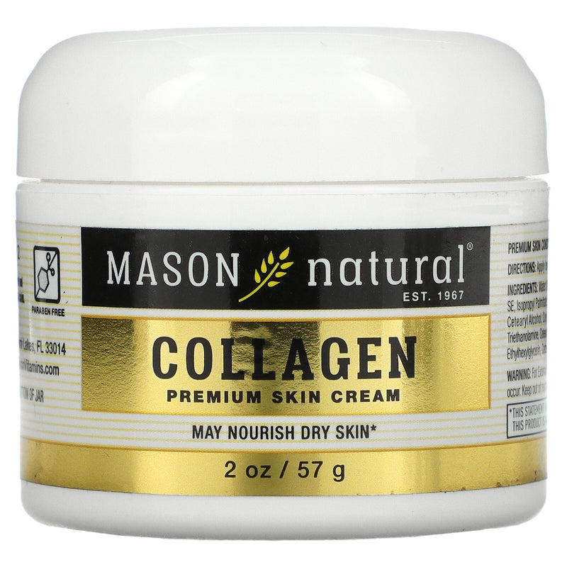 Mason Natural Mason Natural Jar 2 Oz Collagen Beauty Cream Colageno Crema Pure Skin Care Hydrolyzed Health & Beauty Lavender