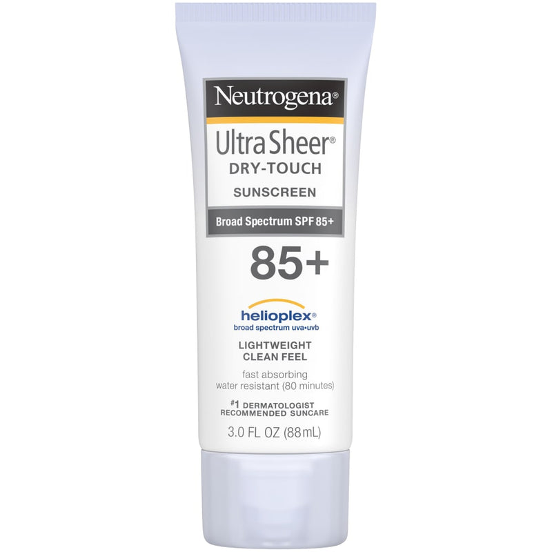 Neutrogena Neutrogena Ultra Sheer Broad Spectrum SPF 50 Dry-Touch Sunscreen Lotion Sunscreen White Smoke