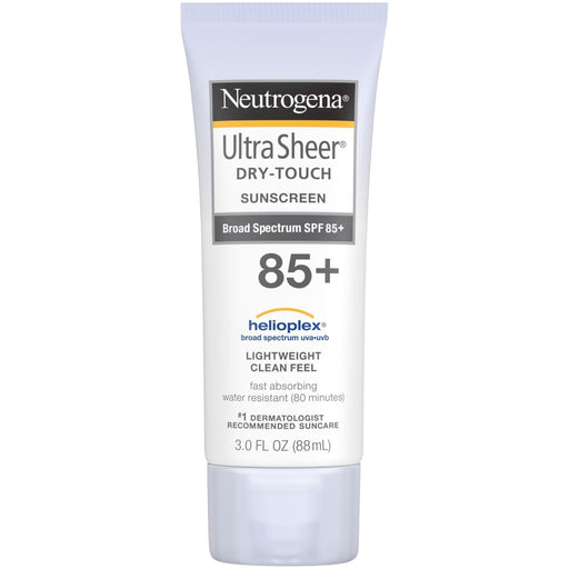 Neutrogena Neutrogena Ultra Sheer Broad Spectrum SPF 50 Dry-Touch Sunscreen Lotion Sunscreen White Smoke