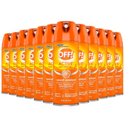 Off! Off! Active Insect Repellent Spray Sweat Resistant 6 oz Repellents White Smoke