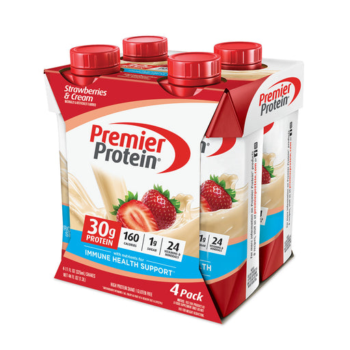 Premier Protein Premr Prot  Shake Lq 4x325 Ml  Stcrm Nutrition Drinks & Shakes White Smoke