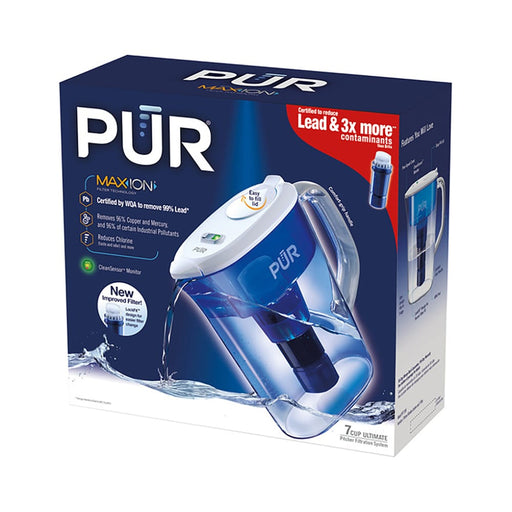 PUR PUR PPT711W 7 Cup Ultimate Water Filtration Pitcher Kitchen & Dining White Smoke