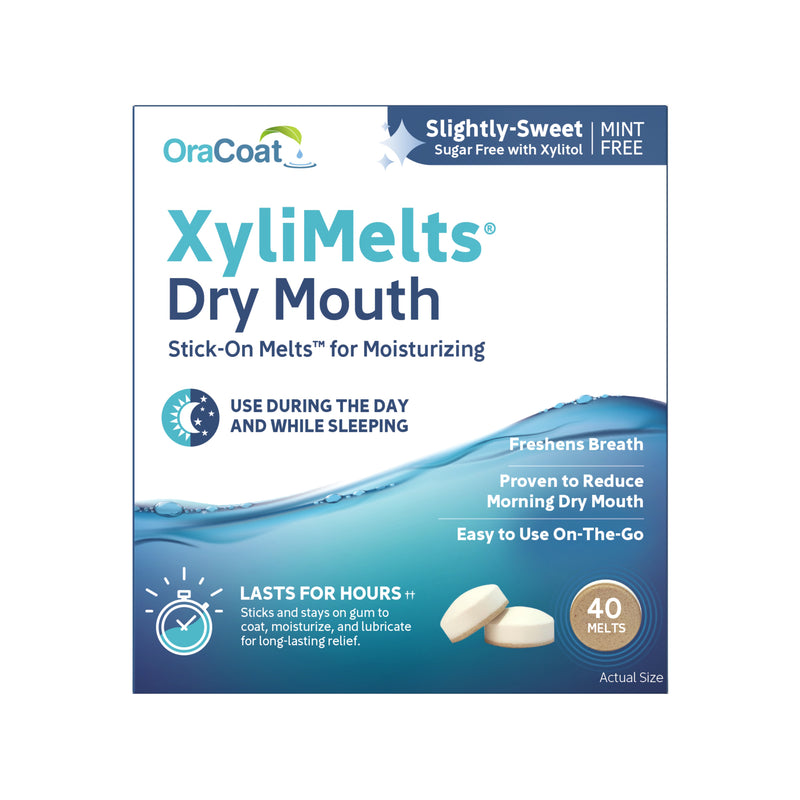 OraCoat OraCoat XyliMelts For Dry Mouth Mint Free - 40 Discs Oral Care White Smoke