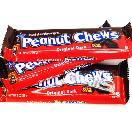Goldenberg's Goldenberg's Original Dark Chocolate Peanut Chews 2 Oz Candy & Chocolate White Smoke