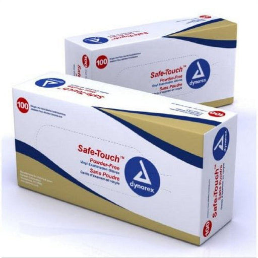 Dynarex Dynarex Synthetic Vinyl Powder Free Glove Size: Extra Large Gloves & Mittens White Smoke