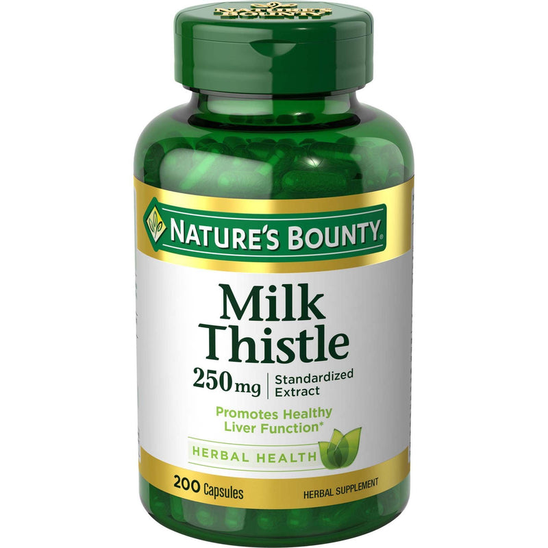 Nature's Bounty Nature's Bounty Milk Thistle 250 Mg Dietary Supplement Capsules Vitamins & Supplements White Smoke