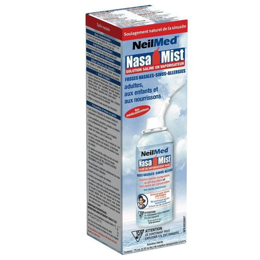0 NasaMist Isotonic Saline Spray USA - For Allergy And Sinus Sufferers 2.53 Oz (NeilMed) Medicine & Drugs Light Slate Gray