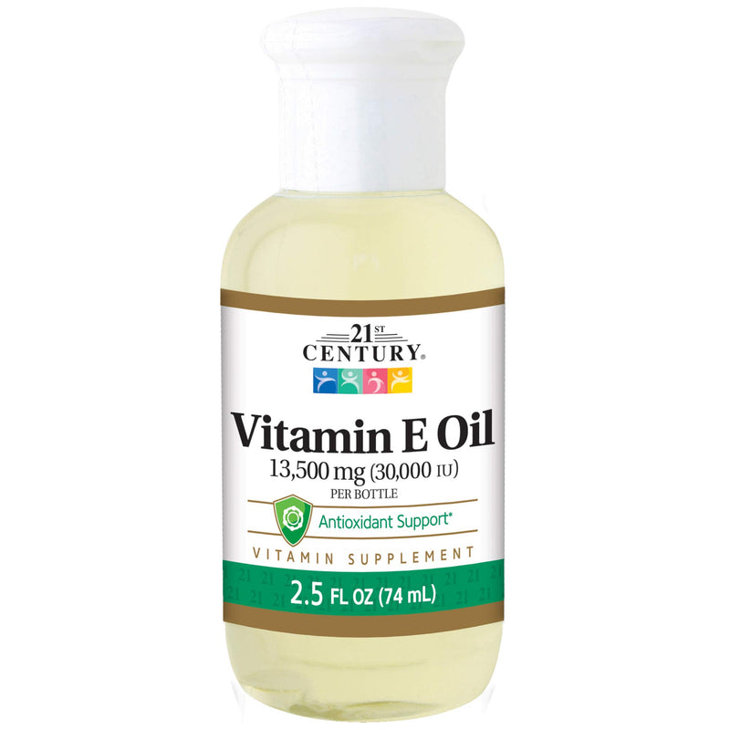 21st Century 21st Century Vitamin E Oil 30000 I.U. Dl-Alpha Liquid - 2.5 Oz Vitamins & Supplements White Smoke