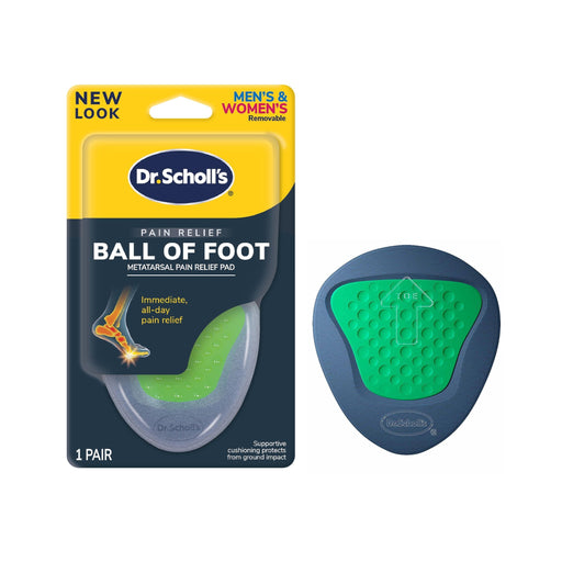 Dr. Scholl's Dr. Scholl's Pain Relief Orthotics For Ball Of Foot Pain, 1 Pair Insoles & Inserts White Smoke