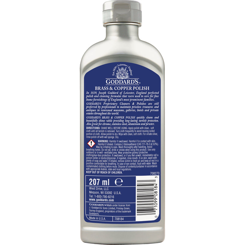 Goddard's Goddard's Brass & Copper Polish 7 Oz Furniture Cleaners & Polish White Smoke
