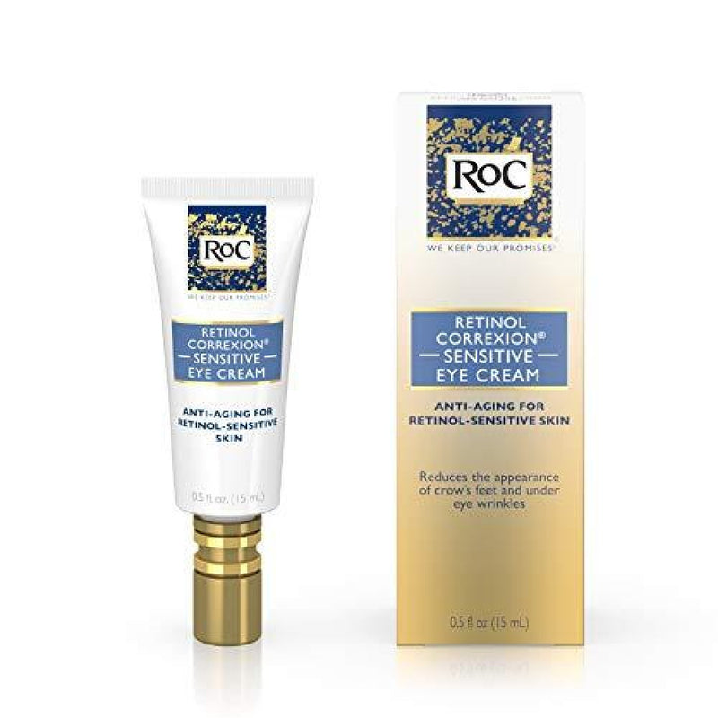 RoC RoC Retinol Correxion Anti-Aging Sensitive Skin Eye Cream - .5 Fl Oz Skin Care White Smoke