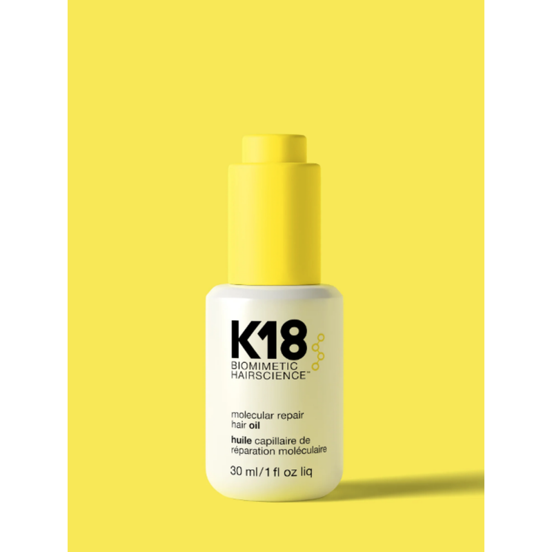 K18 K18 Molecular Repair Hair Oil 30ml Content: 30 Ml Fragrance Oil Light Goldenrod