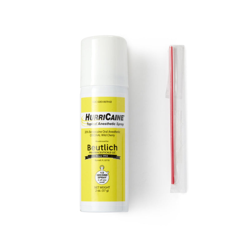 Beutlich Inc Beutlich Inc HurriCaine Wild Cherry Topical Benzocaine 20% Oral Anesthetic Spray 2 Oz Health & Beauty Lavender