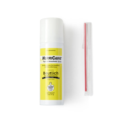 Beutlich Inc Beutlich Inc HurriCaine Wild Cherry Topical Benzocaine 20% Oral Anesthetic Spray 2 Oz Health & Beauty Lavender