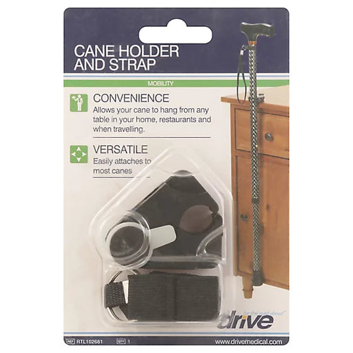 Drive Medical Cane Holder and Strap Mobility Accessories Mobility & Accessibility Antique White