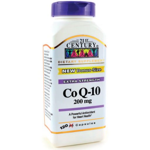 21st Century 21st Century Health Care - Co Q-10 (200 Mg) - 120 Capsules Vitamins & Supplements White Smoke