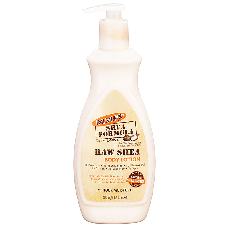 Palmer's Palmer's Shea Butter Formula Raw Shea Nourish Body Lotion with Pump, 13.5 fl oz Lotion & Moisturizer White Smoke