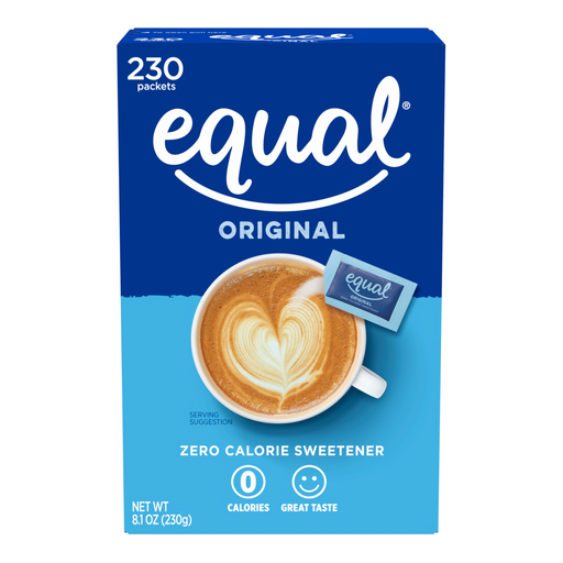 Equal Equal Original Zero Calorie Sweetener Packets 0.035 Ounce Sugar & Sweeteners Midnight Blue