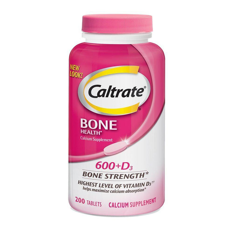 Caltrate Caltrate Bone Health 600+D3 Calcium Supplement Tablets Vitamins & Supplements White Smoke