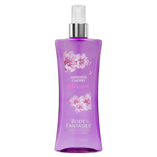 Body Fantasies Body Fantasies Signature Cherry Blossom Fragrance Body Spray, Fresh Floral Scent, 8 fl oz Perfume & Cologne White Smoke