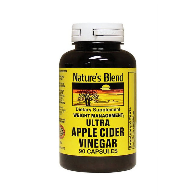 Nature's Blend Nature's Blend Ultra Apple Cider Vinegar - 600 Mg (90 Capsules) Vinegar White Smoke