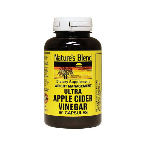 Nature's Blend Nature's Blend Ultra Apple Cider Vinegar - 600 Mg (90 Capsules) Vinegar White Smoke