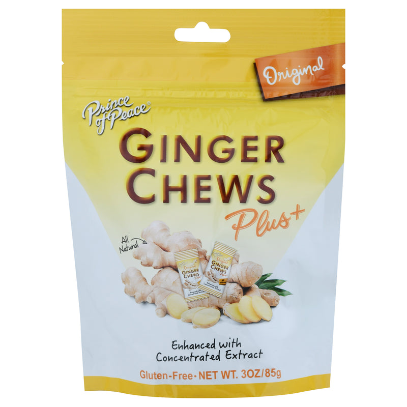 Prince of Peace Prince of Peace Ginger Chews Plus Original - 3 Oz Vitamins & Supplements Light Gray
