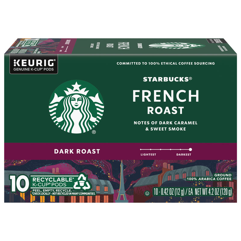 Starbucks Starbucks Ground, Dark French Roast, Pods Coffee Coffee Dark Slate Gray