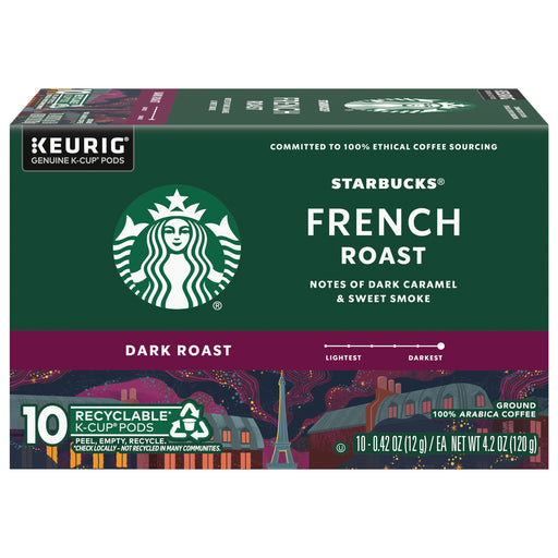 Starbucks Starbucks Ground, Dark French Roast, Pods Coffee Coffee Dark Slate Gray