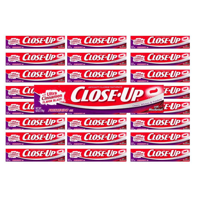 Close-Up Close-Up Toothpaste, With Ultra Cinnamon Flavor Blast, Freshening Gel, 6 Oz Toothpaste Lavender Blush