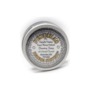 Pereira Shavery Pereira Shavery Activated Charcoal Aluminum Dish With Cinnamon Orange Aromatherapy Shaving Soap 130g Shaving Soap White Smoke