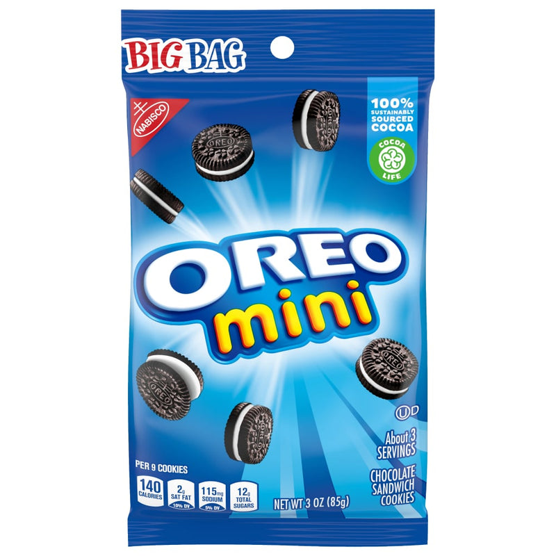 Oreo Oreo Mini Big Bag Chocolate Sandwich Cookies, 3 Oz Cookies Dark Slate Blue Default Title