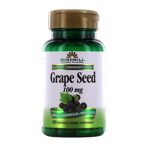Windmill Grape Seed  Cp 100 Mg 60 Pf G/F Vitamins & Supplements White Smoke