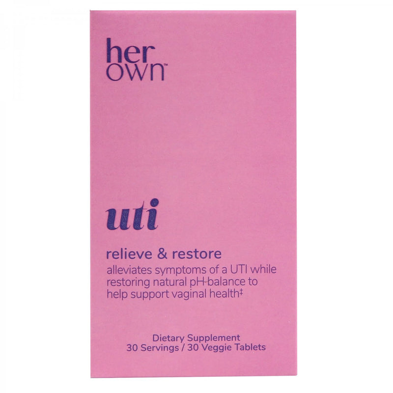 The Shoppe Depot Her Own™ UTI Capsules – Triple Action Formula Vitamins & Supplements Pale Violet Red