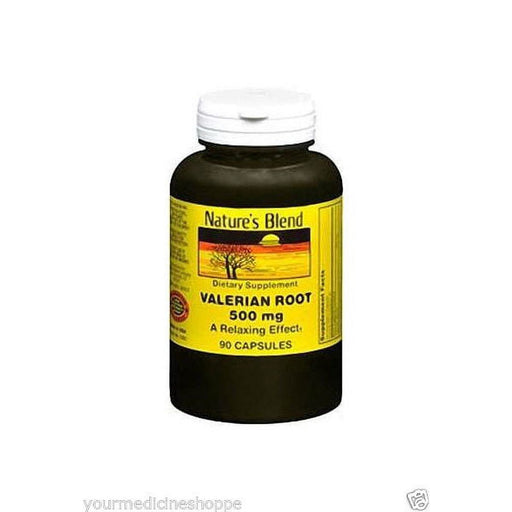 Nature's Blend Nature's Blend Valerian Root – 500 mg (90 Capsules) Vitamins & Supplements White Smoke