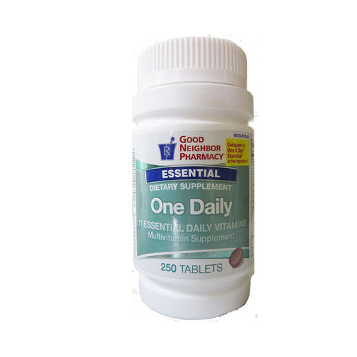 Good Neighbor Pharmacy Good Neighbor Pharmacy GNP One Daily 10 Essential Vitamins – 250 Tablets Vitamins & Supplements White Smoke